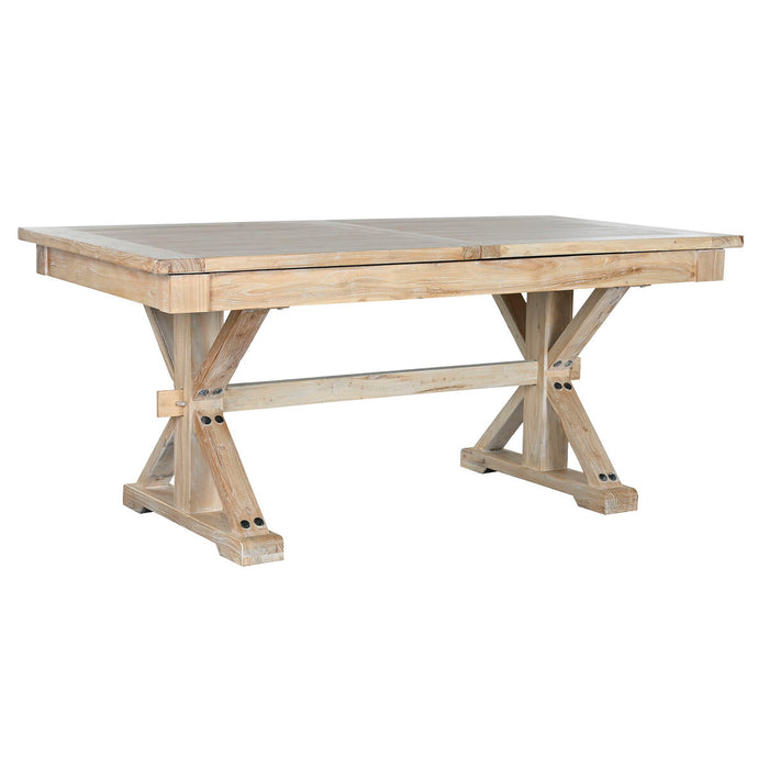 Dining Table Home ESPRIT Natural Recycled Wood Elm wood 180 x 90 x 76 cm