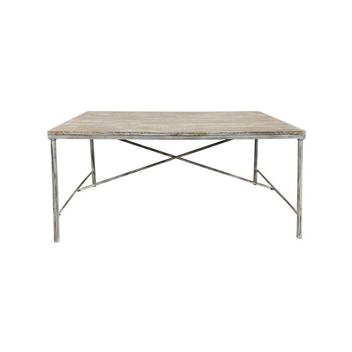 Dining Table Home ESPRIT White Iron Mango wood 160 X 90 X 80 cm