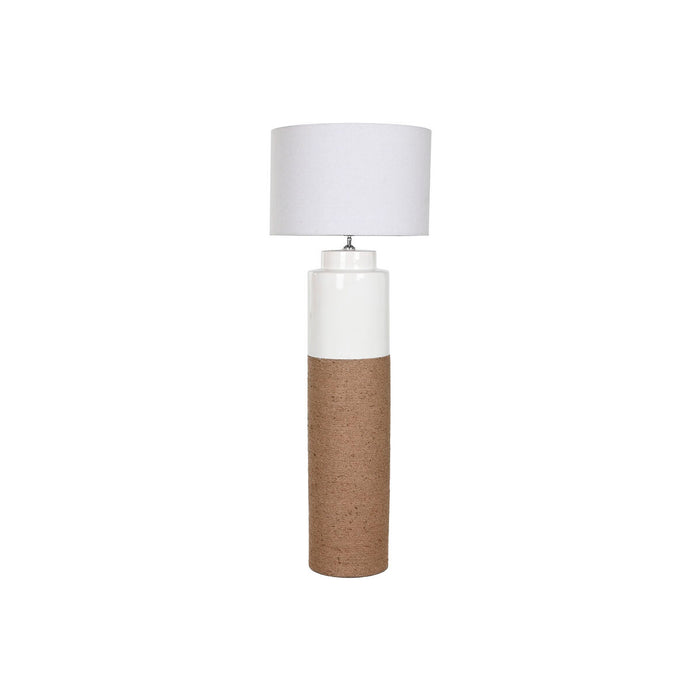 Floor Lamp Home ESPRIT White Brown 220 V 50 X 50 X 139,5 cm