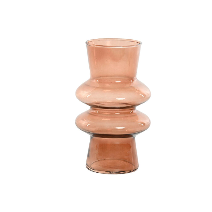 Vase Home ESPRIT Amber Crystal Modern 11,5 X 11,5 X 19,5 cm