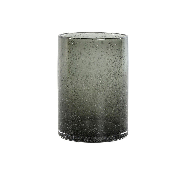 Vase Home ESPRIT Green Crystal Modern 11,5 X 11,5 X 17,2 cm