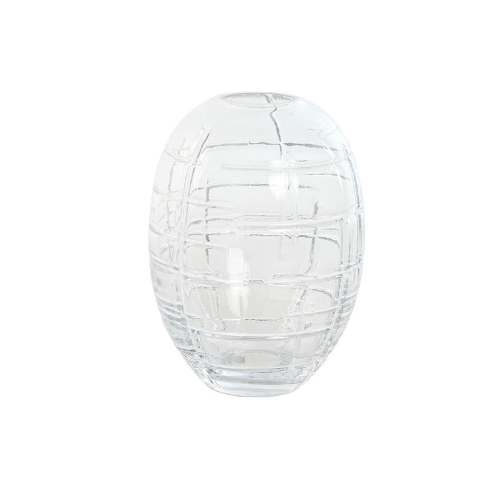 Vase Home ESPRIT Transparent Crystal Modern 12 x 12 x 17 cm