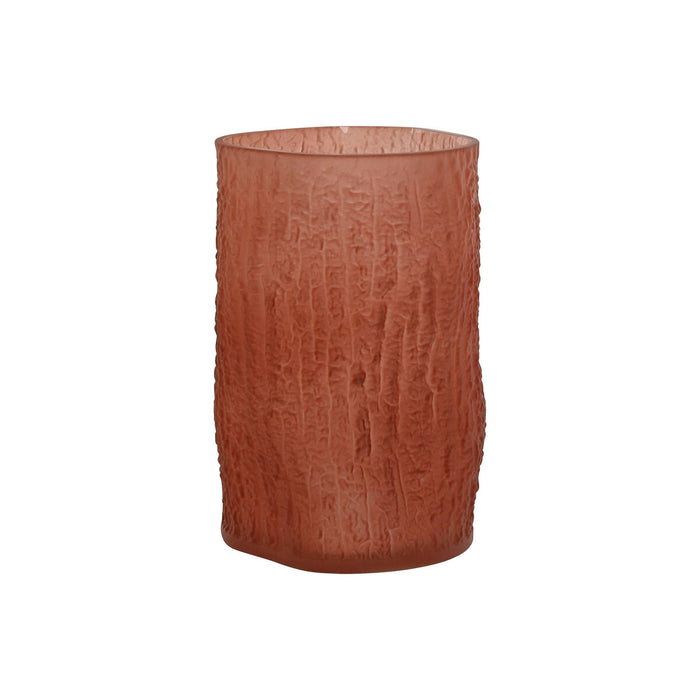 Vase Home ESPRIT Terracotta Crystal Modern 14 x 14 x 21 cm