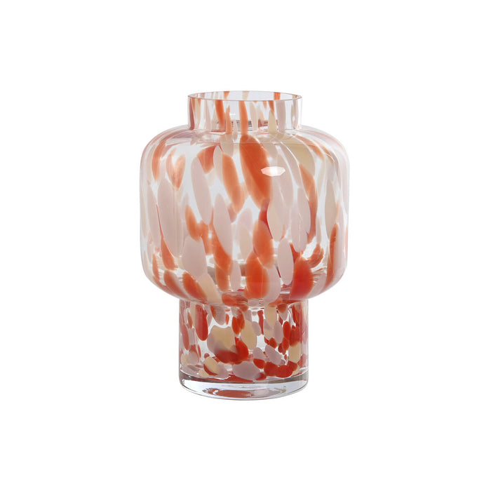 Vase Home ESPRIT Cream Terracotta Crystal Modern 15 x 15 x 21 cm