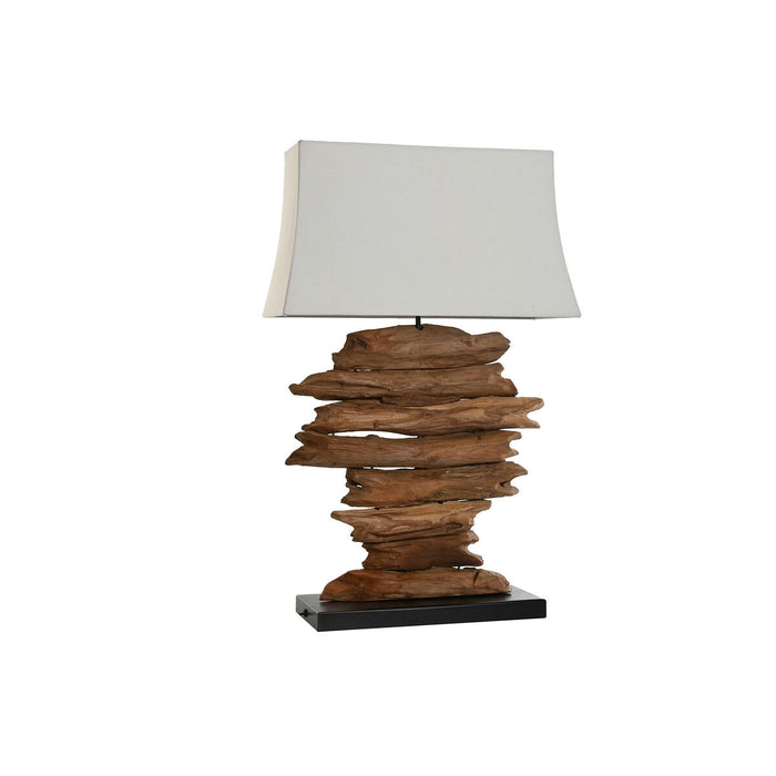 Desk lamp Home ESPRIT Iron Teak 50 X 22 X 80 cm