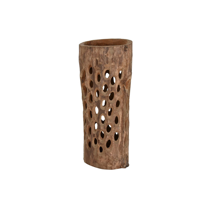 Vase Home ESPRIT Natural Teak 30 x 30 x 75 cm 30 x 31 x 76,5 cm