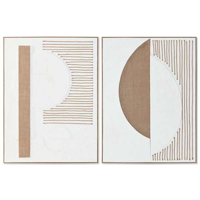 Painting Home ESPRIT Paper polystyrene 92,5 x 4,5 x 122,5 cm