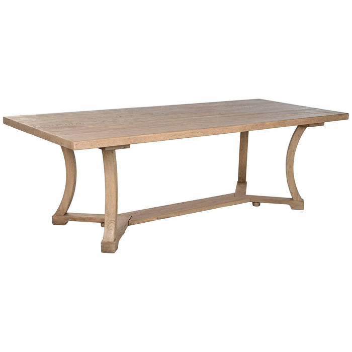 Dining Table Home ESPRIT Natural Elm wood 240 x 100 x 76 cm
