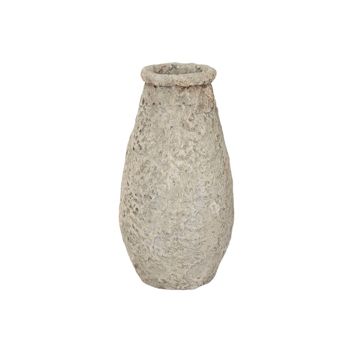 Vase Home ESPRIT Grey Terracotta 25 x 25 x 51 cm
