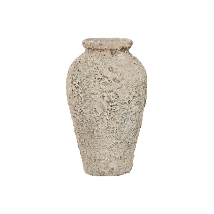 Vase Home ESPRIT Grey Terracotta 25 x 25 x 50 cm