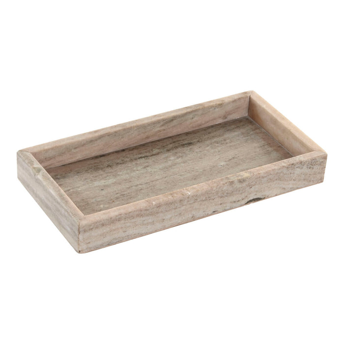 Snack tray Home ESPRIT Beige Modern 30 X 15 X 3,8 CM 30,5 X 15,5 X 4 CM