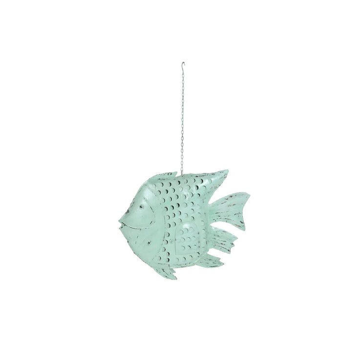 Decorative Figure Home ESPRIT Blue Fish 80 X 12 X 60 cm