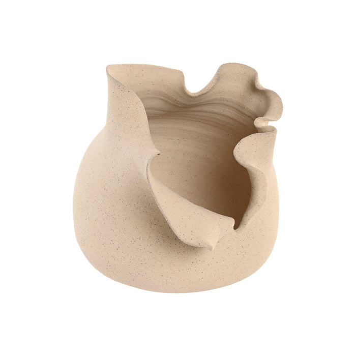 Vase Home ESPRIT White Ceramic Traditional style Modern 27 X 22 X 22 CM