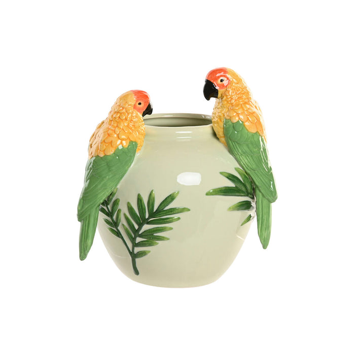Vase Home ESPRIT Green Ceramic Tropical 21 X 16 X 37 CM