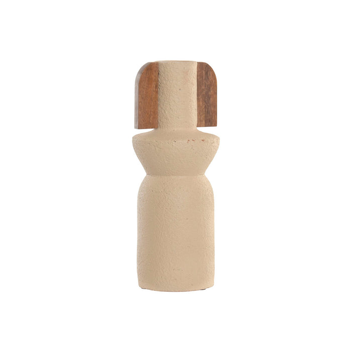 Vase Home ESPRIT Brown Beige Terracotta Mango wood