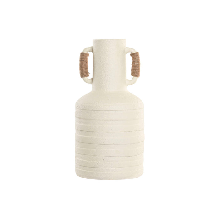 Vase Home ESPRIT White Light brown Terracotta