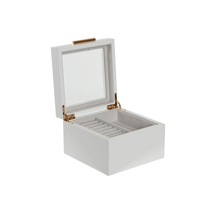 Jewelry box Home ESPRIT White Wood Crystal
