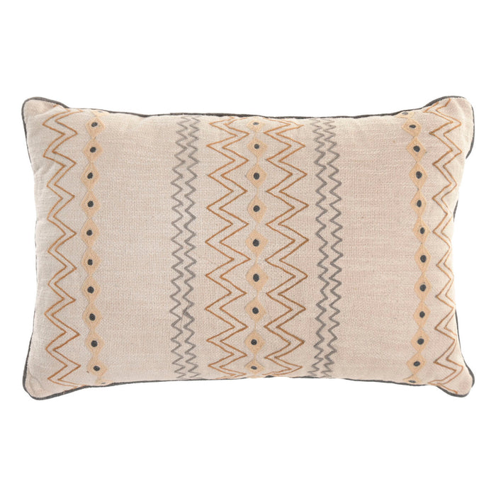 Cushion Home ESPRIT Beige Ikat 60 x 40 x 15 cm