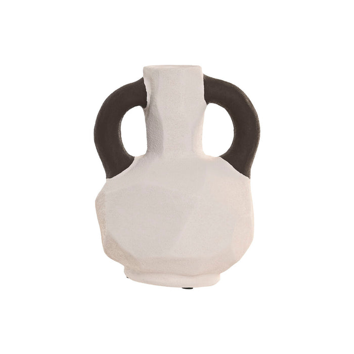Vase Home ESPRIT White Grey Stoneware 14 x 14 x 19 cm
