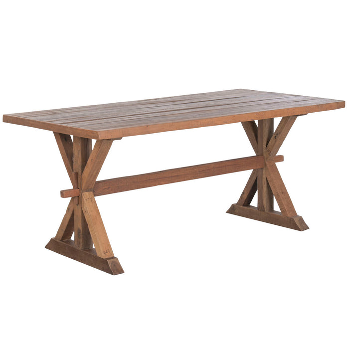 Dining Table Home ESPRIT Natural Recycled Wood 180 x 90 x 78 cm