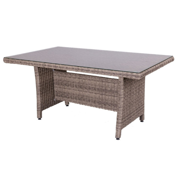 Dining Table Patsy 160 x 100 x 75 cm Crystal Rattan