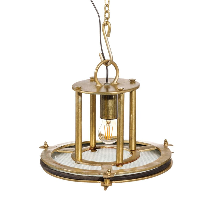 Ceiling Light Bronze Crystal Iron 40 W 240 V 50 x 50 x 32 cm