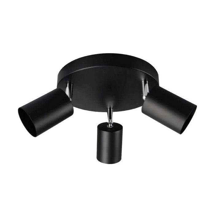 Ceiling Light EDM GU10 50 W Black Plastic Ø 20 x 9 x 14,6 cm