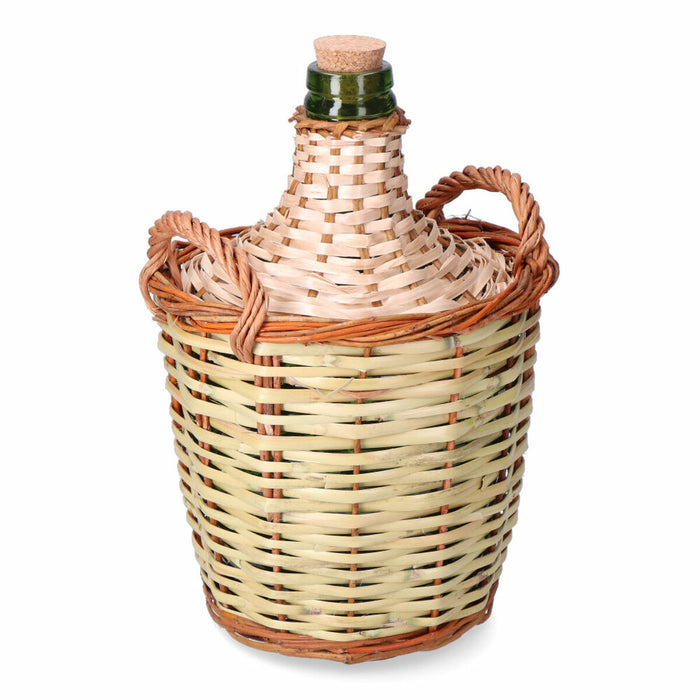 Decorative container EDM wicker Cane