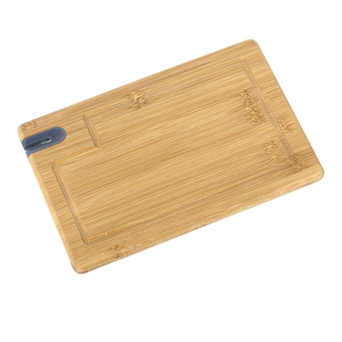 Cutting board Alexandra House Living Brown Wood 28 x 1 x 18 cm Knife Sharpener