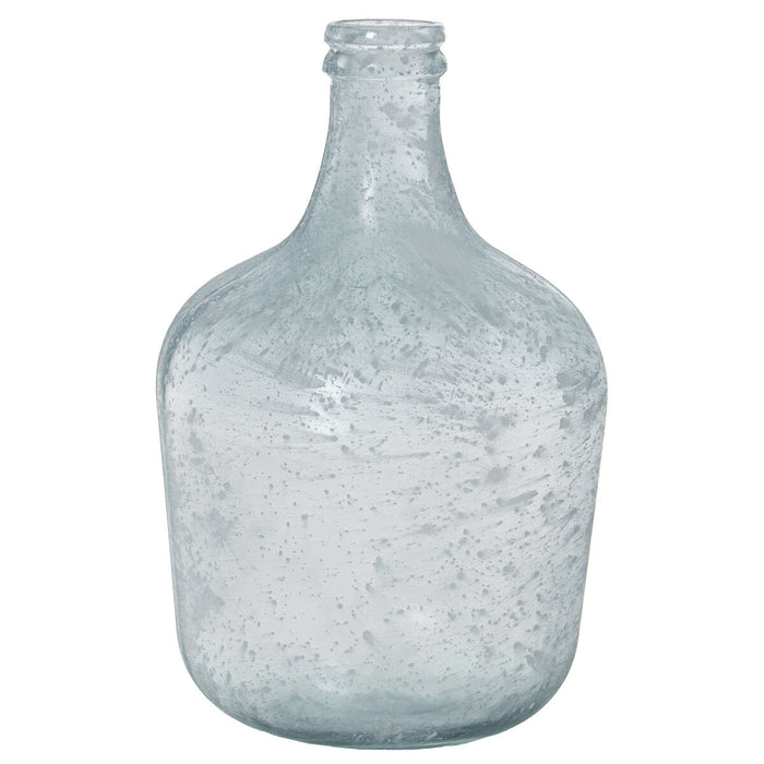 Vase made from recycled glass Alexandra House Living White Crystal 25 x 25 x 37 cm