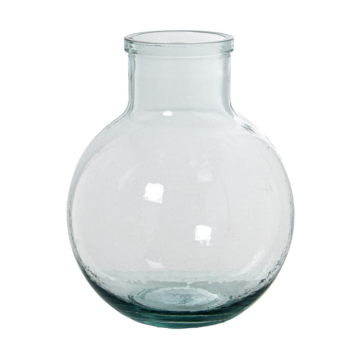Vase made from recycled glass Alexandra House Living Transparent Crystal 23 x 22 x 31 cm