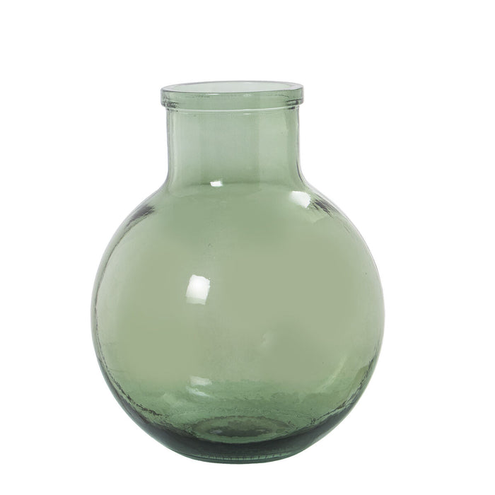 Vase made from recycled glass Alexandra House Living Green Crystal 23 x 22 x 31 cm
