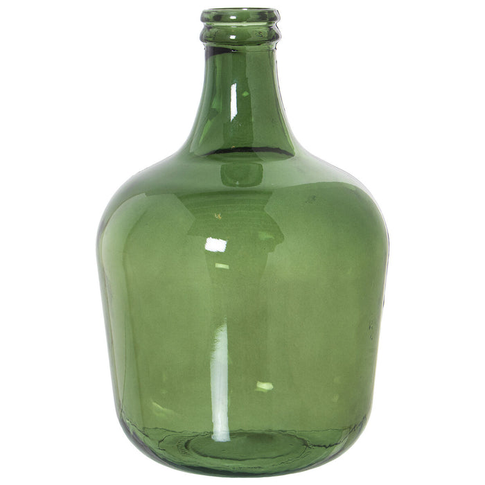 Vase made from recycled glass Alexandra House Living Green Crystal 25 x 25 x 38 cm