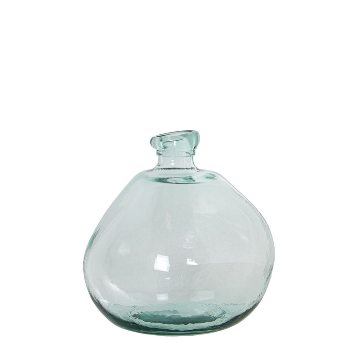 Vase made from recycled glass Alexandra House Living Transparent Crystal 27 x 27 x 29 cm