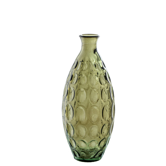 Vase Alexandra House Living Green Crystal 13 x 31 cm