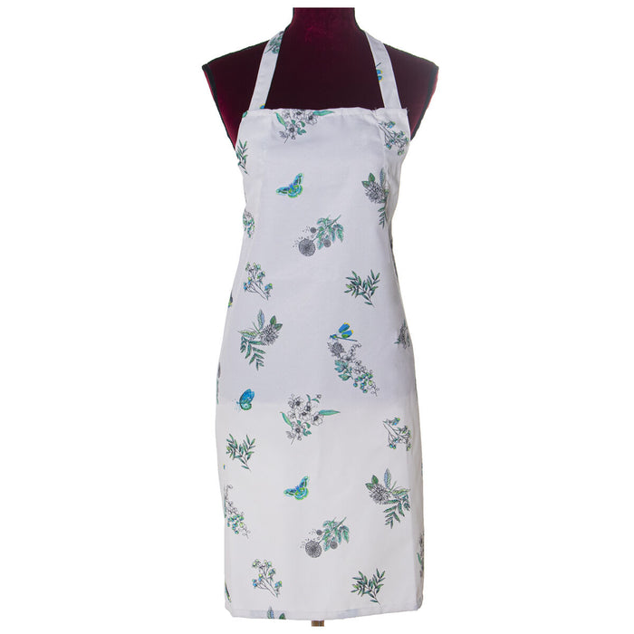 Apron Alexandra House Living NURIA White Textile 72 x 83 x 1 cm