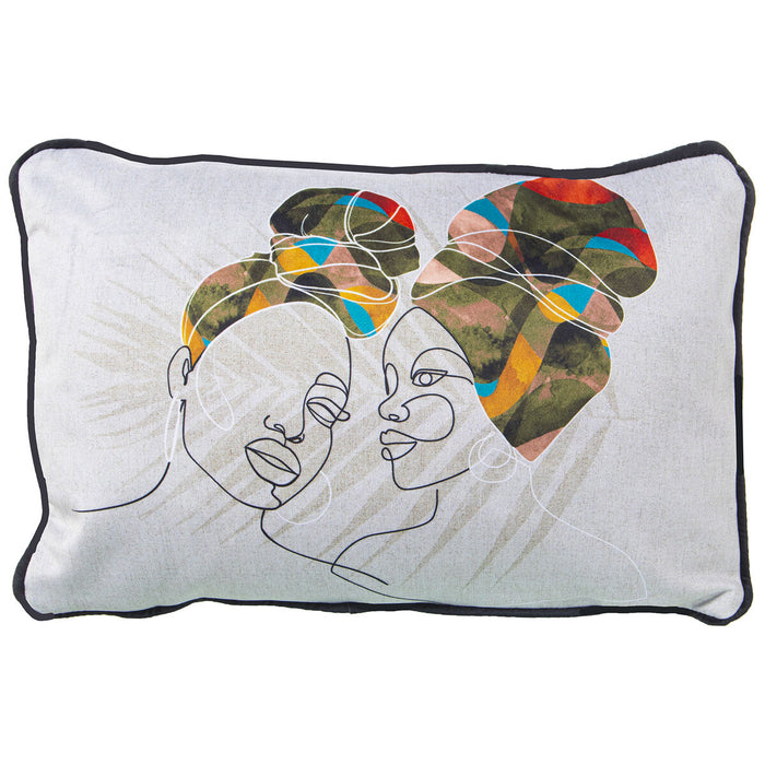 Cushion Alexandra House Living Venecia Multicolour Textile 45 x 30 cm