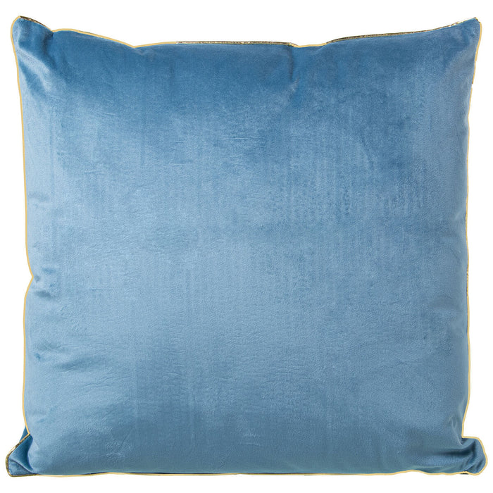 Cushion Alexandra House Living Blue Golden Textile 45 x 45 cm