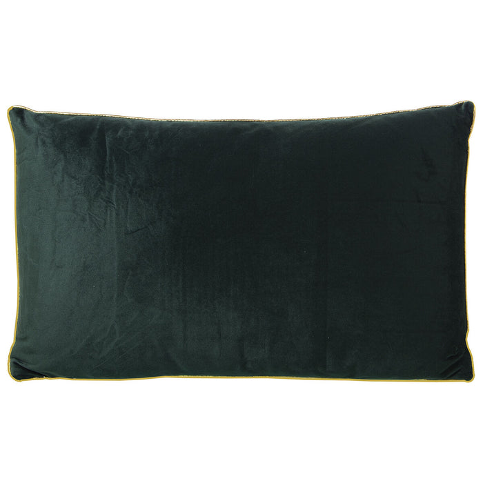 Cushion Alexandra House Living Green Golden Textile 30 x 50 cm