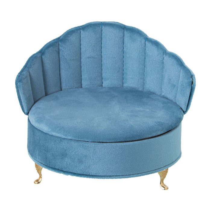 Jewelry box Alexandra House Living Blue Textile 17 x 15 x 17 cm Armchair