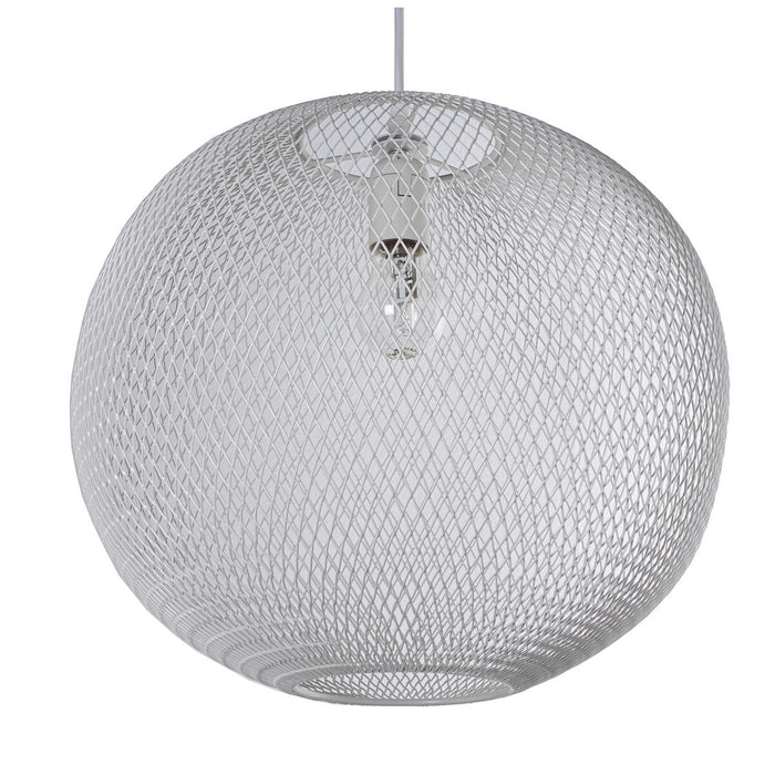 Ceiling Light Alexandra House Living White Metal 60 W 40 x 34 x 40 cm