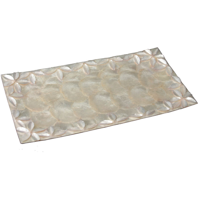 Centerpiece Alexandra House Living Natural Mother of pearl 19 x 37 x 2 cm