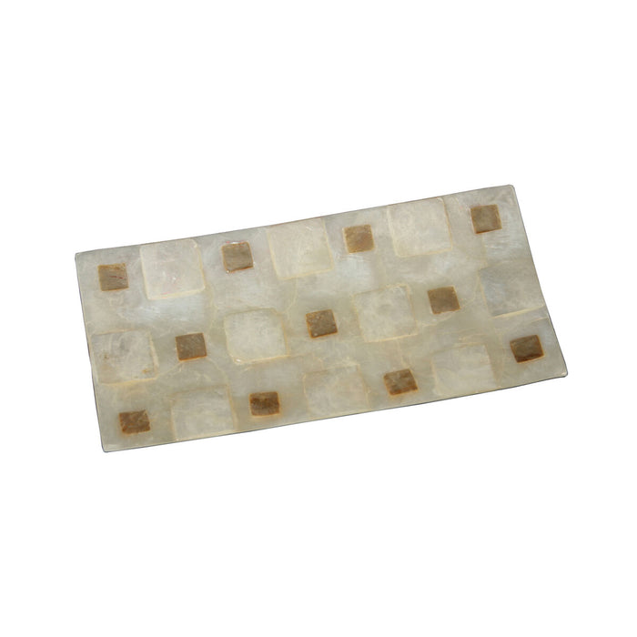 Centerpiece Alexandra House Living 20 x 10 x 1 cm Mother of pearl