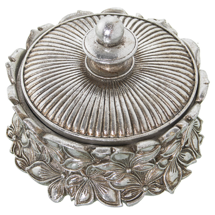 Jewelry box Alexandra House Living Silver Plastic 14 x 11 x 14 cm