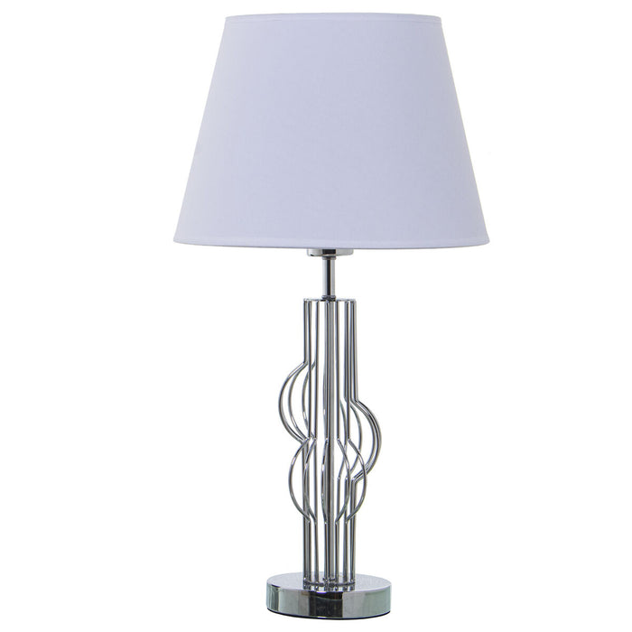 Desk lamp Alexandra House Living Multicolour Silver Metal 40 W 30 x 57 x 30 cm