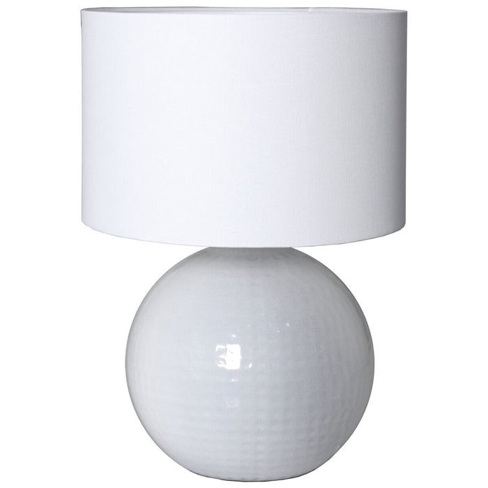 Desk lamp Alexandra House Living White Crystal 60 W 38 x 58 x 38 cm