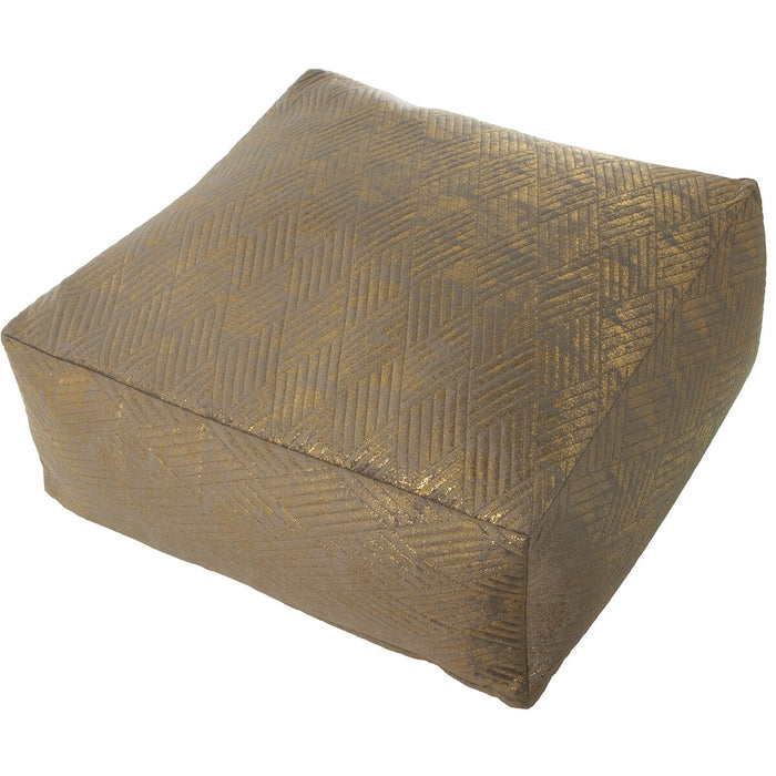 Pouffe Alexandra House Living Beige Polyester Textile 60 x 25 x 60 cm