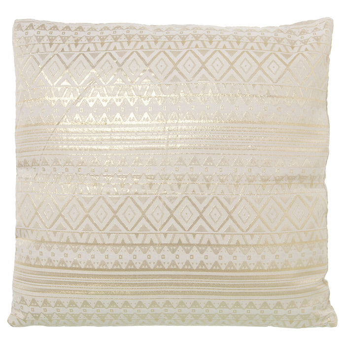 Cushion Alexandra House Living Golden Textile 45 x 45 cm