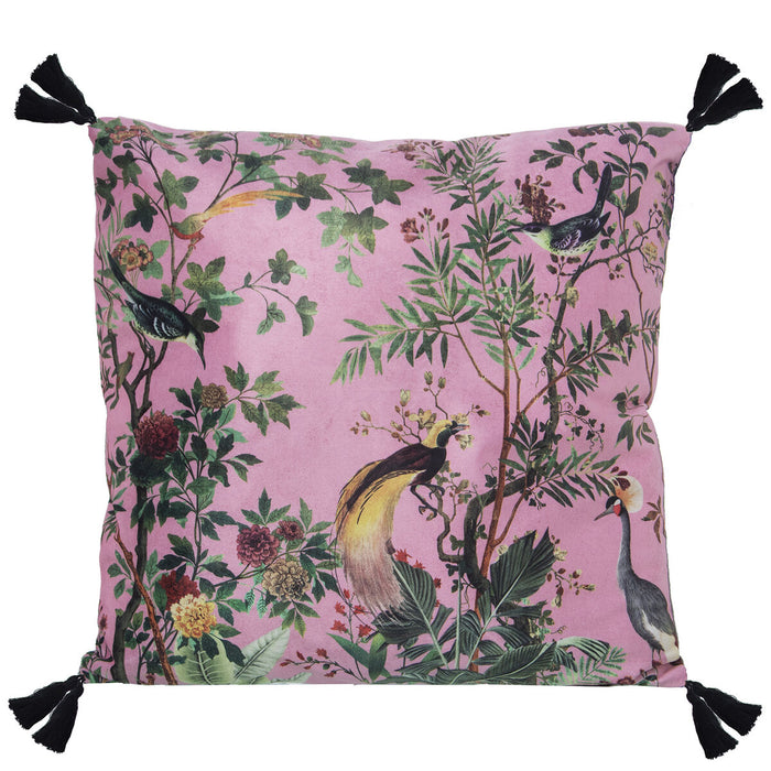 Cushion Alexandra House Living Pink Textile 45 x 45 cm