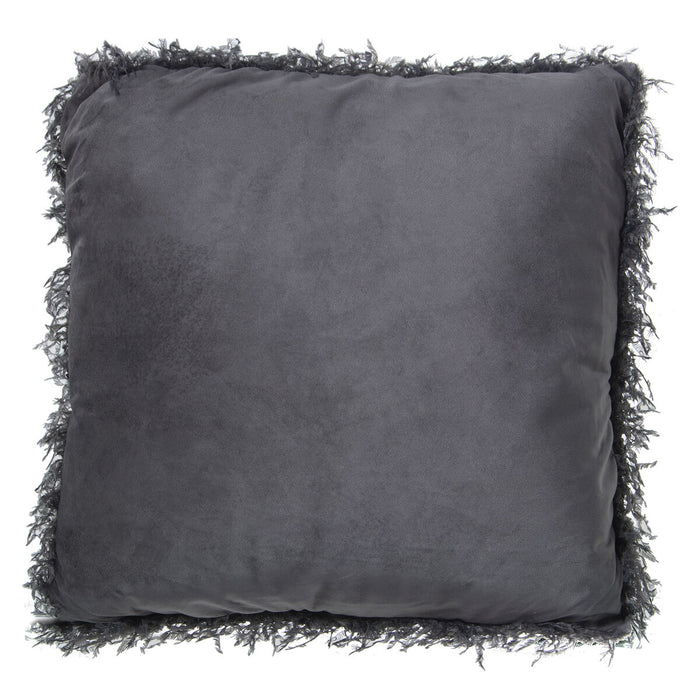 Cushion Alexandra House Living Grey Textile 45 x 45 cm